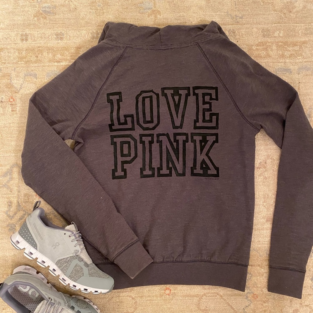 Pink by Victoria Secret zip up hoodie